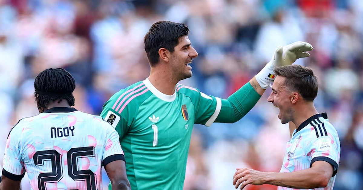 Courtois tự tin cùng tuyển Bỉ đánh bại Tây Ban Nha