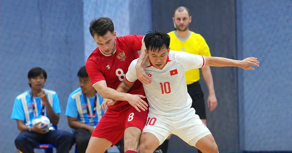 Tuyển futsal Việt Nam hòa đội hạng 7 thế giới