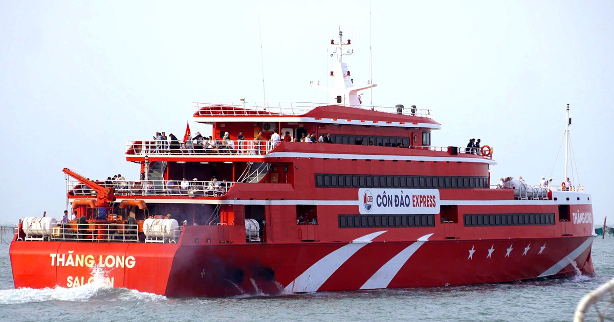 Gặp sự cố bất ngờ, tàu cao tốc Vũng Tàu - Côn Đảo phải quay đầu