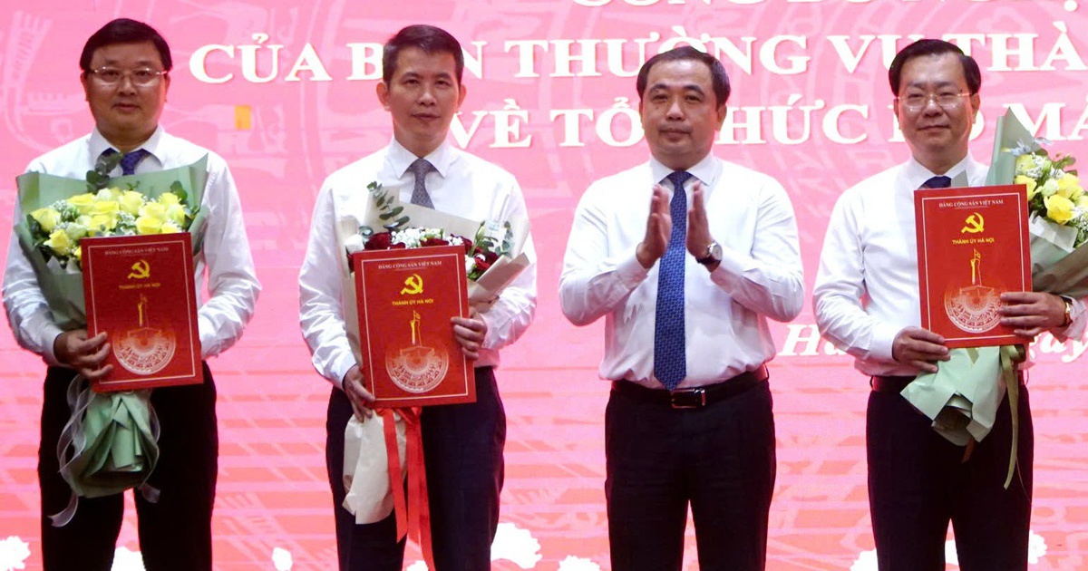 Hà Nội bổ nhiệm loạt cán bộ, ông Võ Nguyên Phong làm Giám đốc Sở Xây dựng Hà Nội