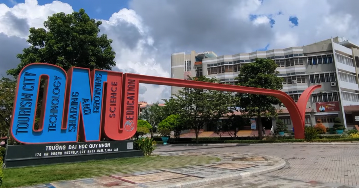 Điểm chuẩn Trường ĐH Quy Nhơn cao nhất 25,5 điểm, đều là các ngành sư phạm