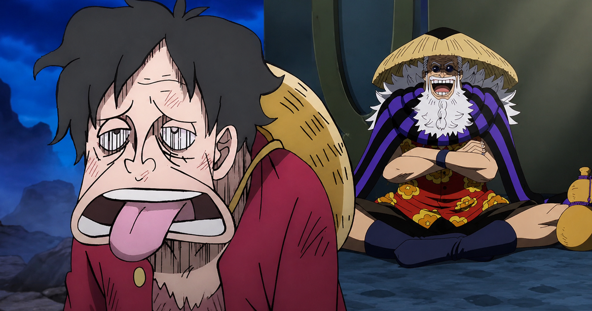 Gaban nói gì khiến Luffy phải nhìn lại giấc mơ Vua hải tặc trong One Piece?