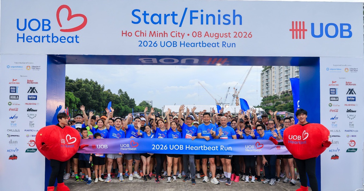 Giải chạy bộ UOB Heartbeat Run 2026 gây quỹ hơn 950 triệu đồng