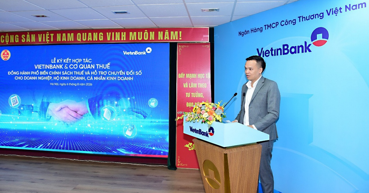 VietinBank bắt tay với Cục Thuế hỗ trợ hộ kinh doanh chuyển đổi số
