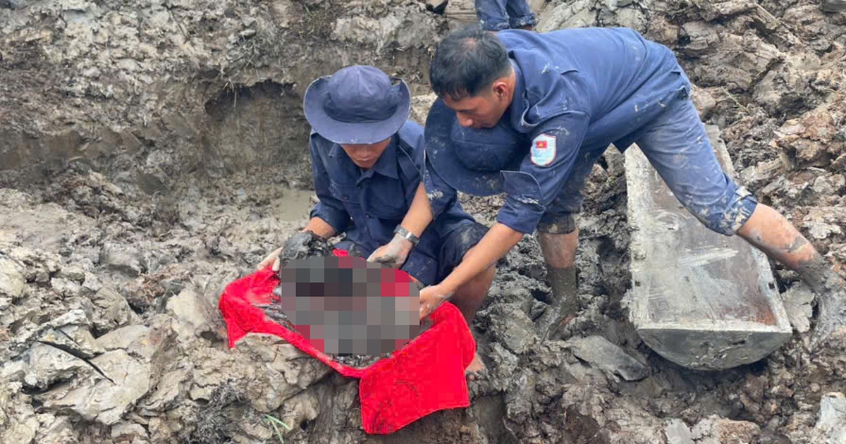 Qua thông tin cựu chiến binh, dân cung cấp, Đội K92 cất bốc được 3 hài cốt liệt sĩ ở xã Vĩnh Ty