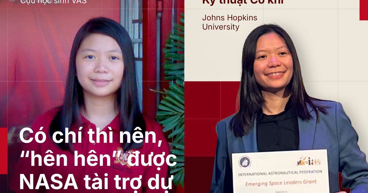 Cựu học sinh VAS được NASA tài trợ dự án tiến sĩ