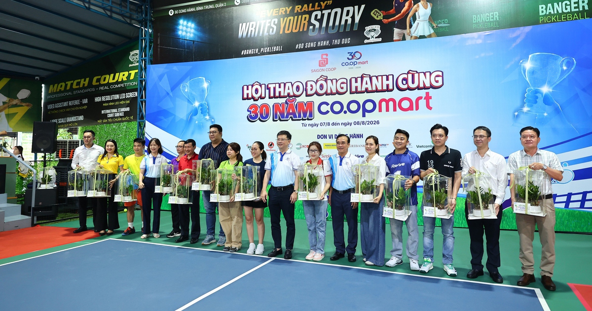 Hội thao 30 năm Co.opmart: Gắn kết đối tác, lan tỏa giá trị bền vững