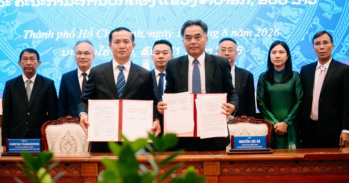 TP.HCM - Champasak ký hợp tác mới, đặt mục tiêu thành hình mẫu hợp tác Việt Nam - Lào