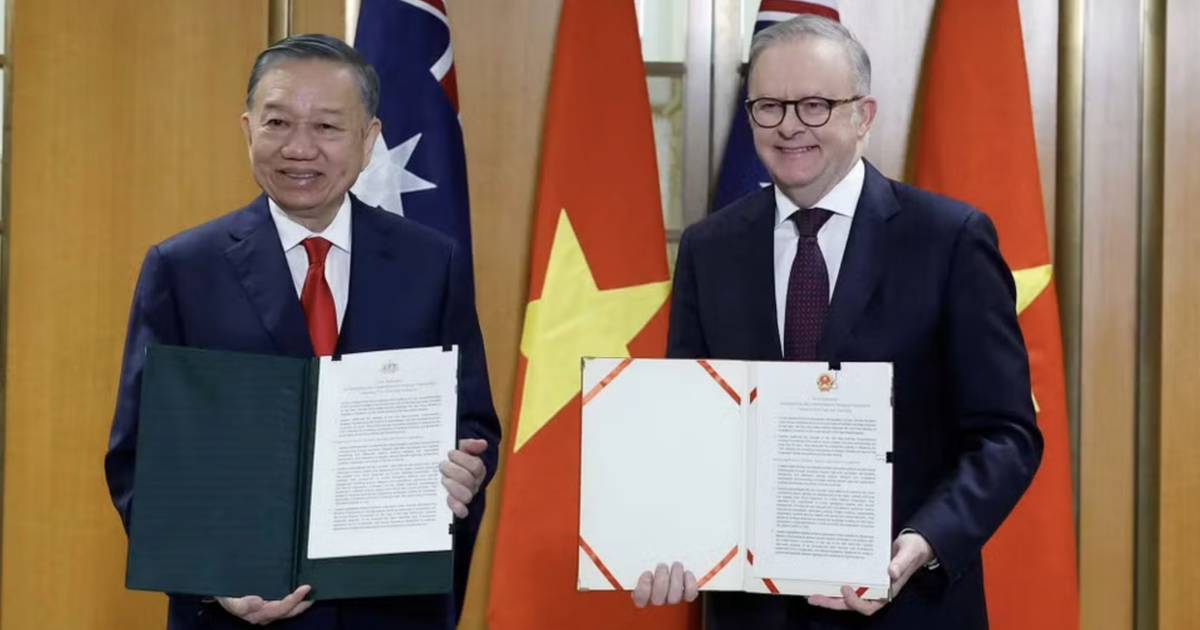 Việt Nam và Úc ra 3 tuyên bố chung nhân chuyến thăm của Tổng Bí thư, Chủ tịch nước Tô Lâm