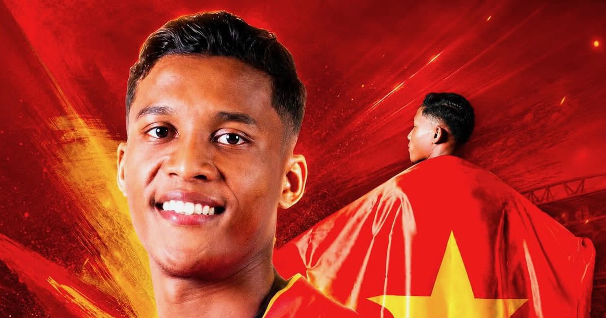 Trung vệ Adou Minh của CLB Công An Hà Nội đủ điều kiện khoác áo đội tuyển Việt Nam