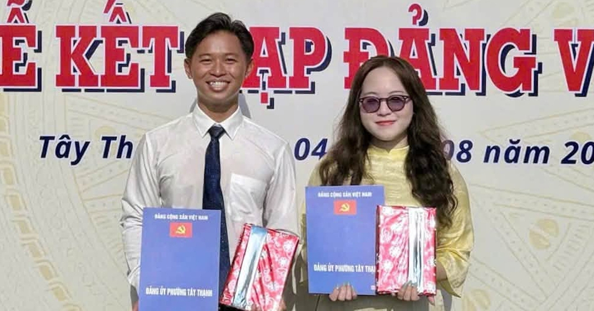 Nhiều bạn trẻ tham gia hè tình nguyện được kết nạp Đảng