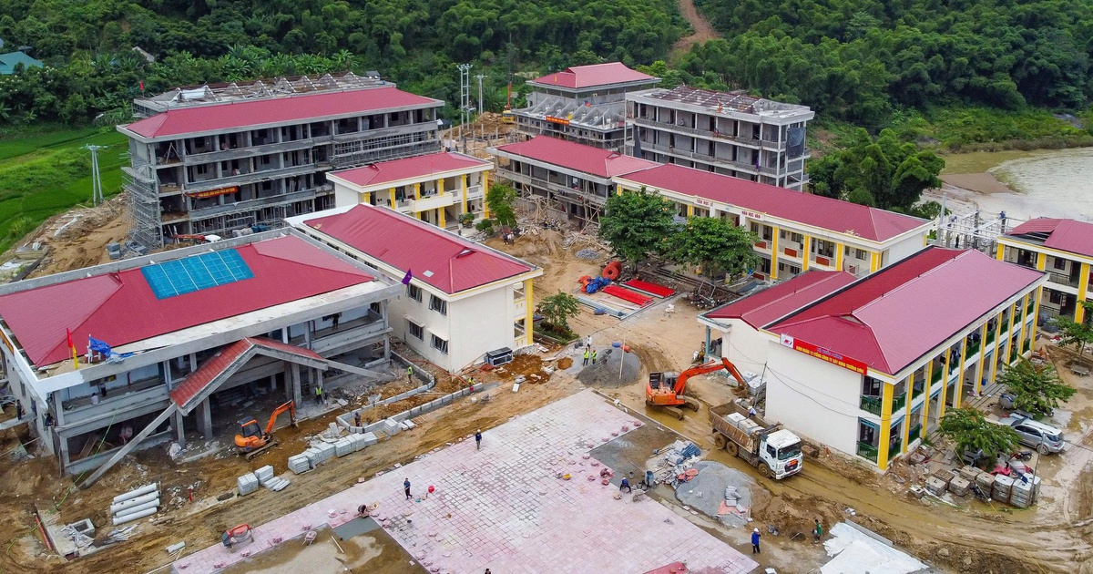 Thanh Hóa tăng tốc thi công 6 trường nội trú để kịp vào năm học mới 2026-2027