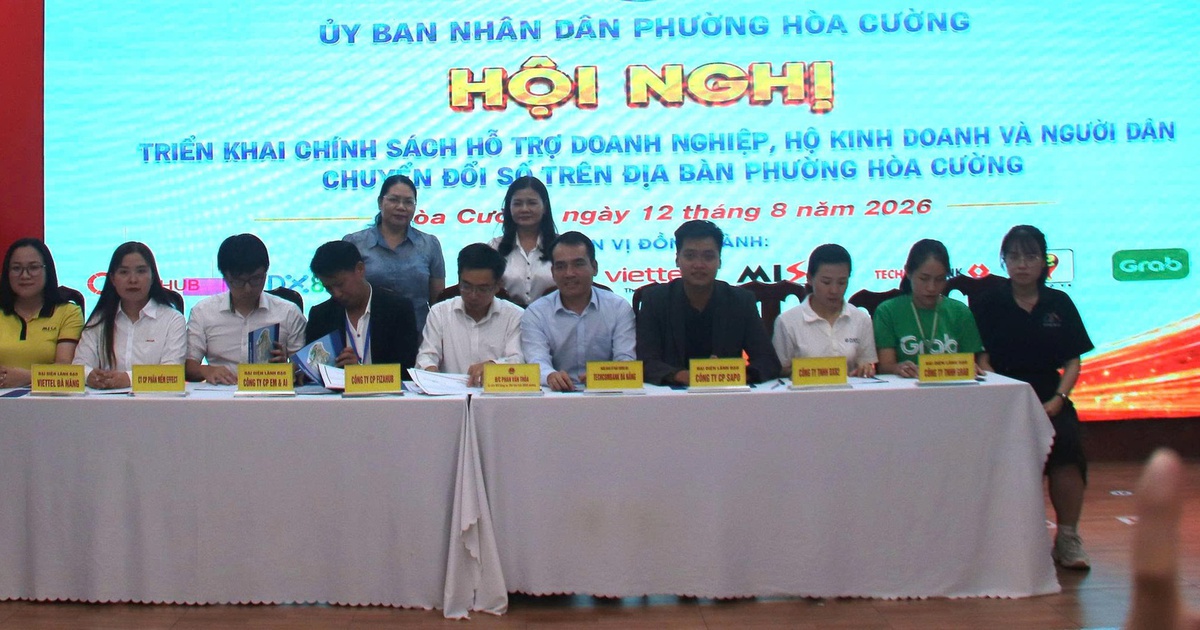 Hộ kinh doanh phường Hòa Cường làm quen với hóa đơn điện tử, nộp thuế số