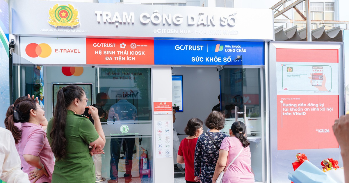 Sắp kỷ niệm 81 năm Quốc khánh 2-9, TP.HCM khánh thành loạt Trạm Công dân số phục vụ người dân