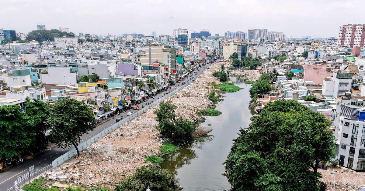Toàn cảnh rạch Xuyên Tâm thông thoáng mặt bằng, các gói thầu tăng tốc thi công