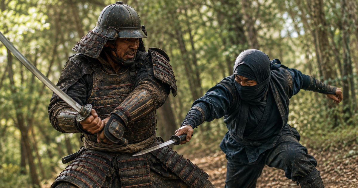 Kết quả bất ngờ về cuộc đấu 'samurai vs ninja'
