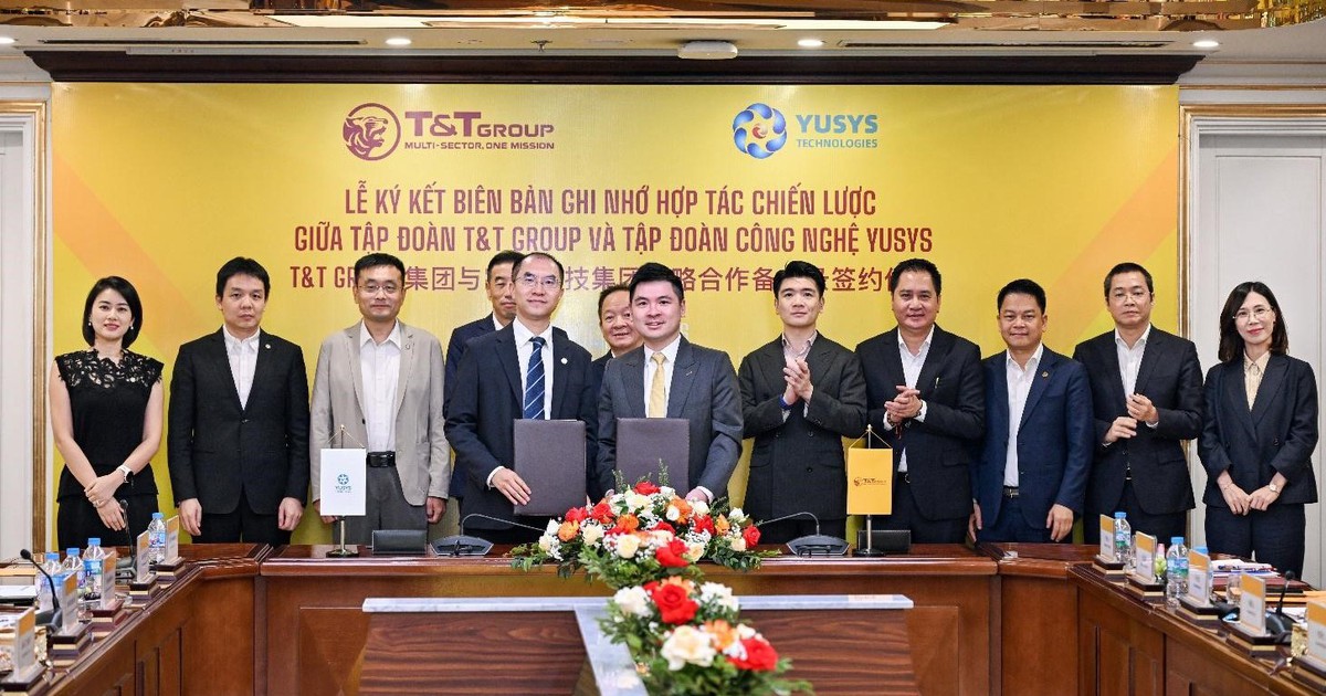 T&T Group ký kết hợp tác Tập đoàn công nghệ tài chính hàng đầu Trung Quốc