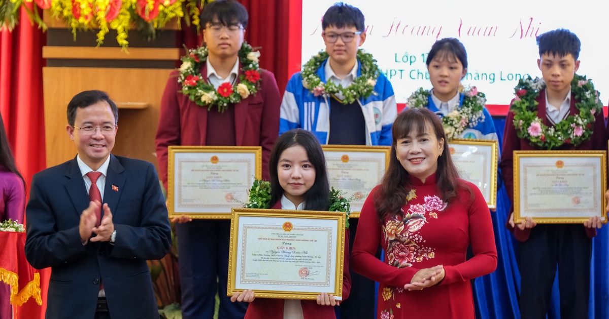 Phường trung tâm Đà Lạt có 29 học sinh đạt thành tích quốc tế