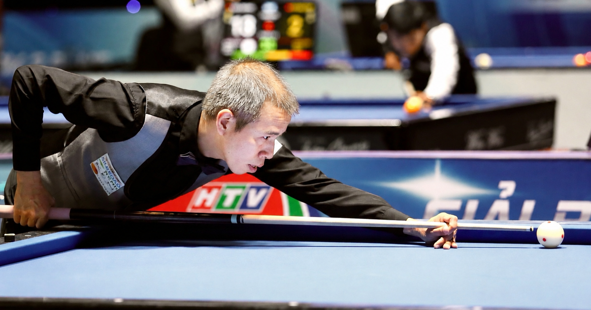 Trần Quyết Chiến thắng áp đảo trận ra quân Giải billiards quốc tế HTV