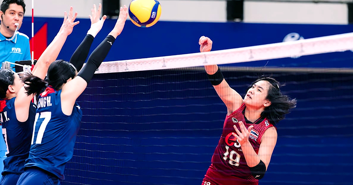 Bóng chuyền nữ Thái Lan vỡ mộng top 4 thế giới sau trận thua sốc