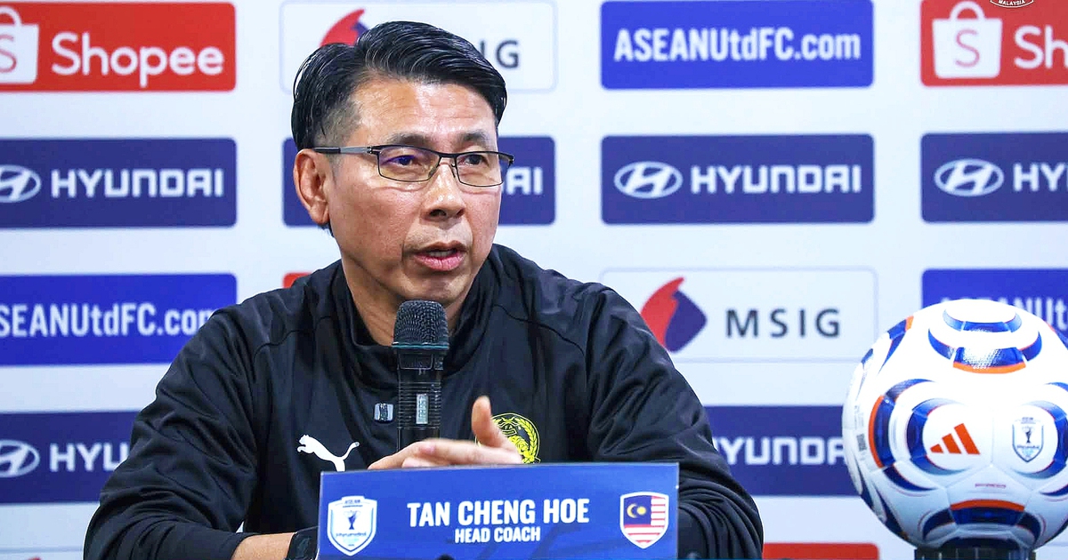 Trực tuyến: HLV Tan Cheng Hoe họp báo trước trận Malaysia đấu Việt Nam ở bán kết ASEAN Cup 2026