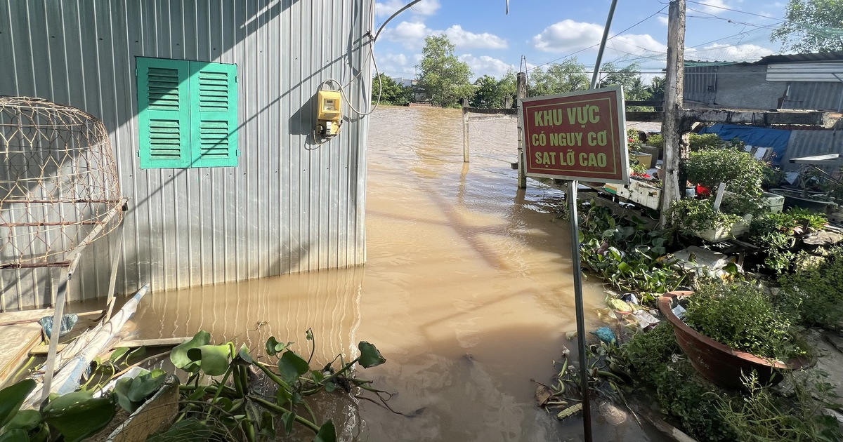 Nhiều khu vực ở Cần Thơ 'báo động đỏ' vì sạt lở