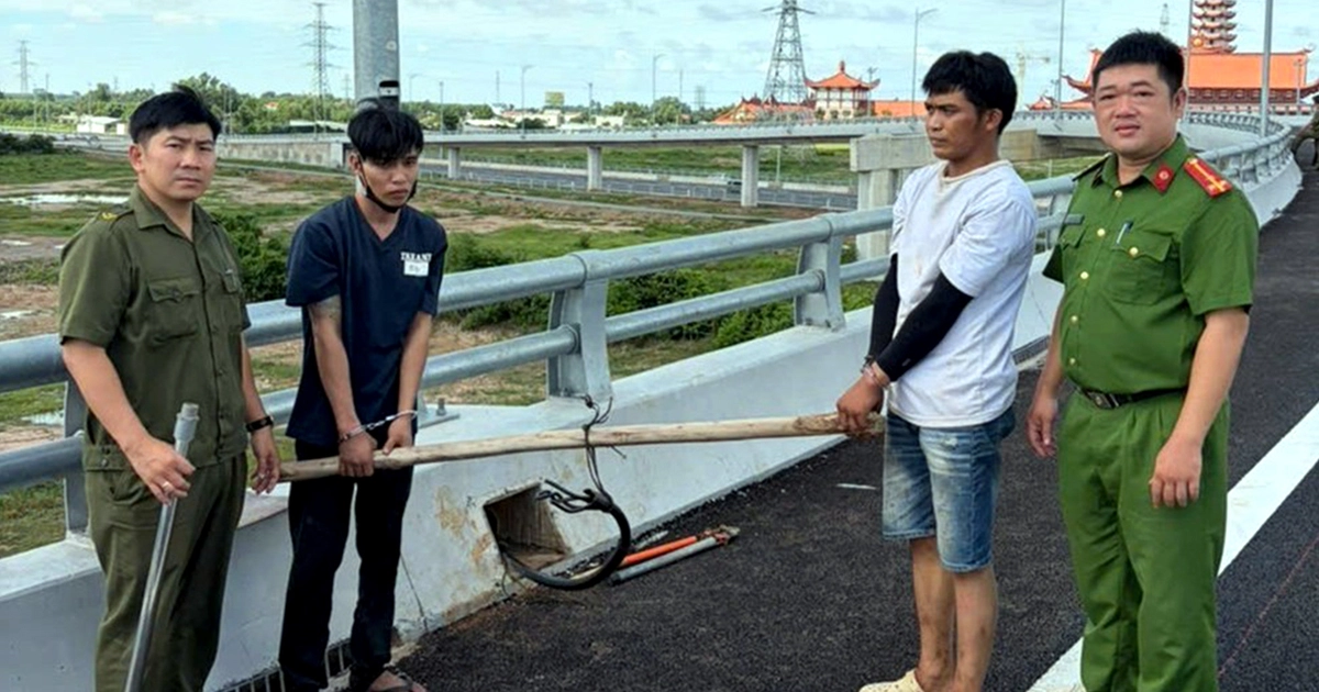 Bắt giữ hai nghi phạm cắt dây điện trên cao tốc, lấy đồng bán phế liệu