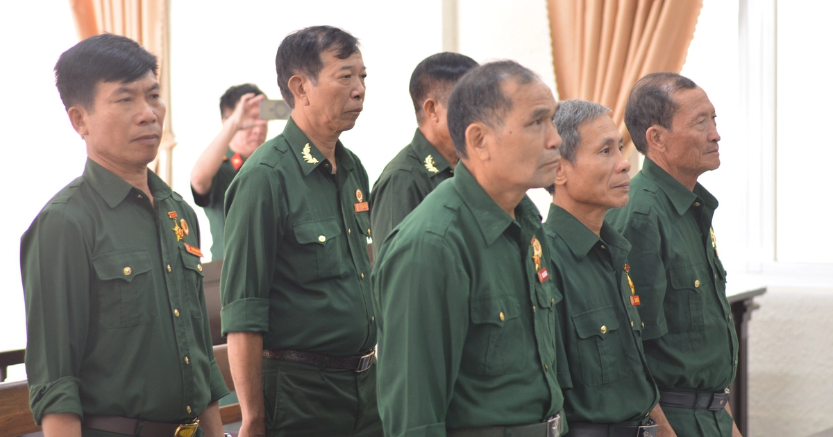 Tòa miễn án phí hình sự cho 6 bị cáo cựu chiến binh kêu oan