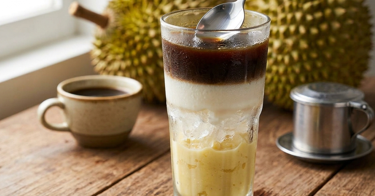 Cà phê sầu riêng gây tò mò: Đắng, béo và thơm nức