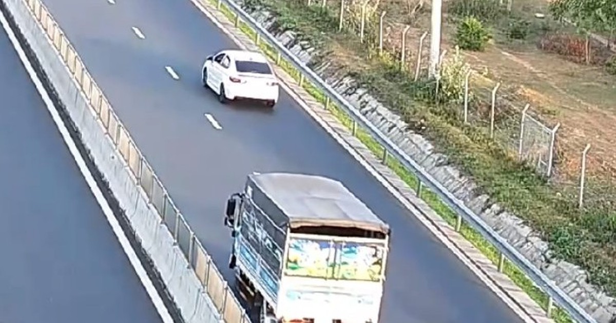 Xử phạt nữ tài xế lùi xe trên cao tốc Vĩnh Hảo - Phan Thiết