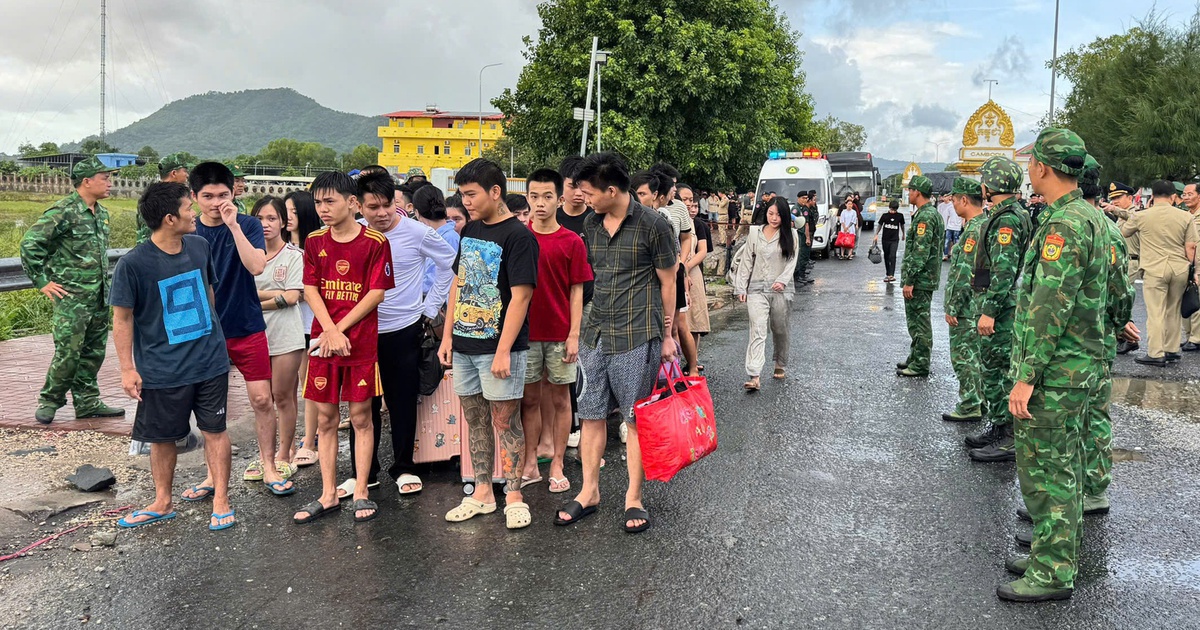 Tiếp nhận 47 công dân Việt Nam do Campuchia trao trả