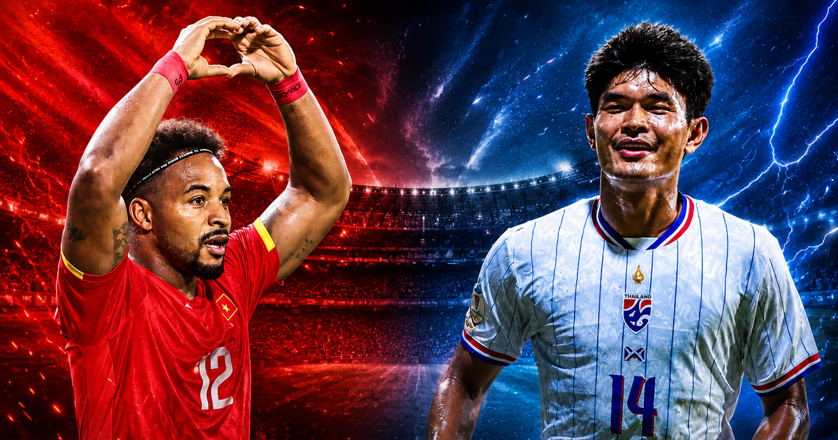 Lịch trực tiếp chung kết lượt đi ASEAN Cup 2026: Việt Nam đấu Thái Lan