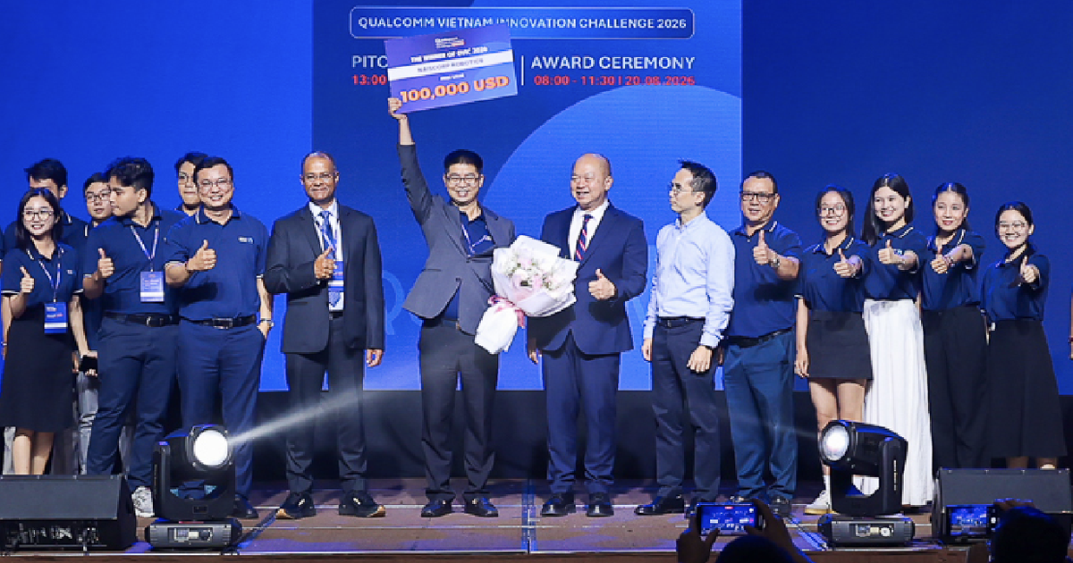 Robot chăm sóc người cao tuổi 'ẵm' 100.000 USD QVIC 2026