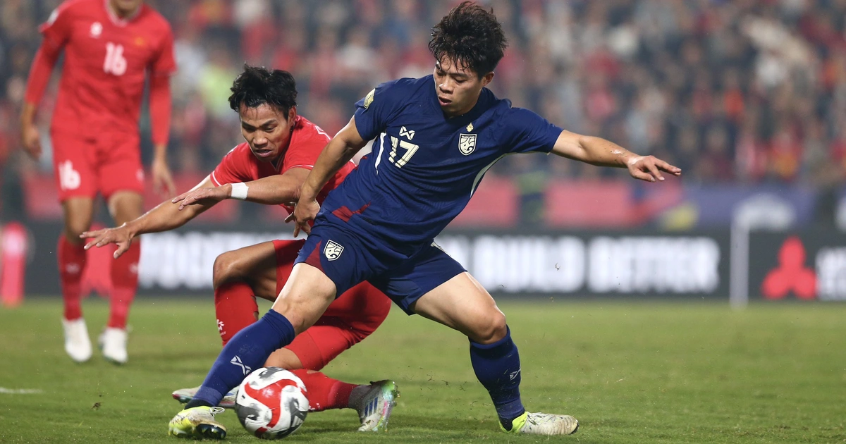 Việt Nam chiếm ưu thế trước Thái Lan ở chung kết ASEAN Cup