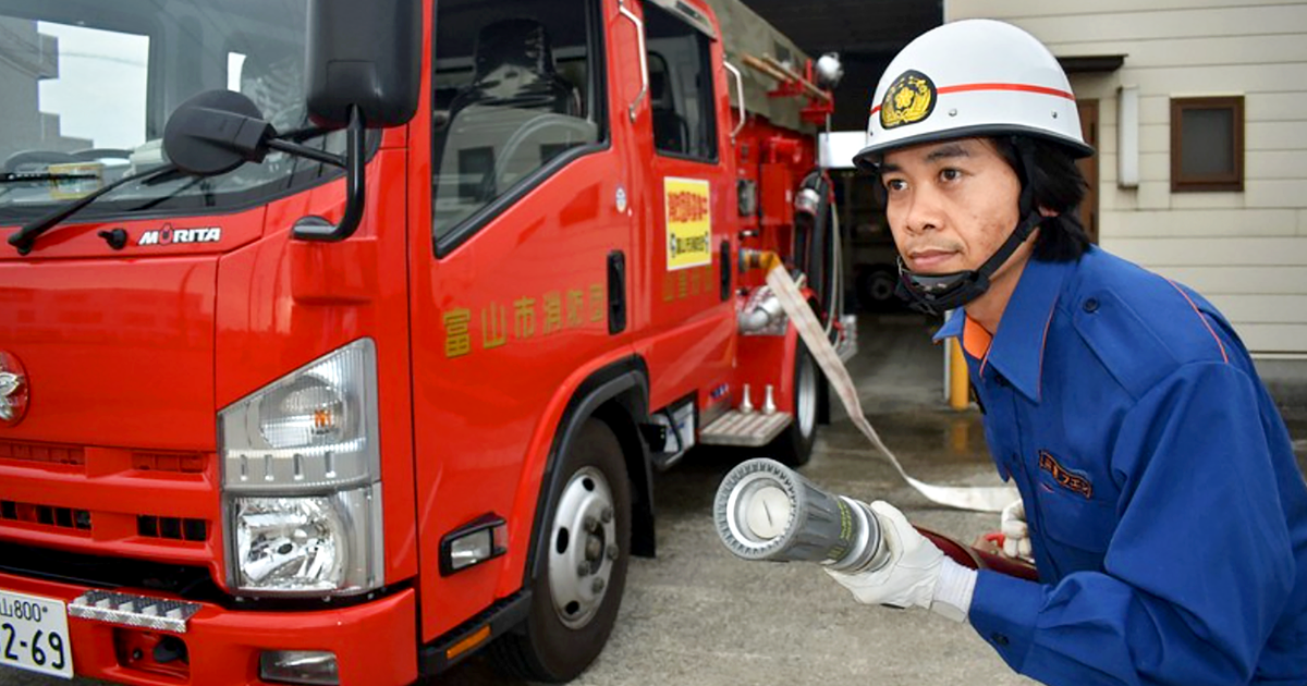 Việt kiều Nhật tham gia đội cứu hỏa tình nguyện, là người nước ngoài đầu tiên trong đội