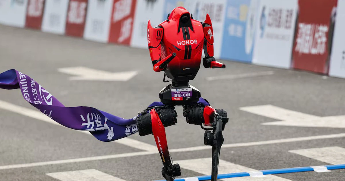Robot giờ đã chạy nhanh hơn con người