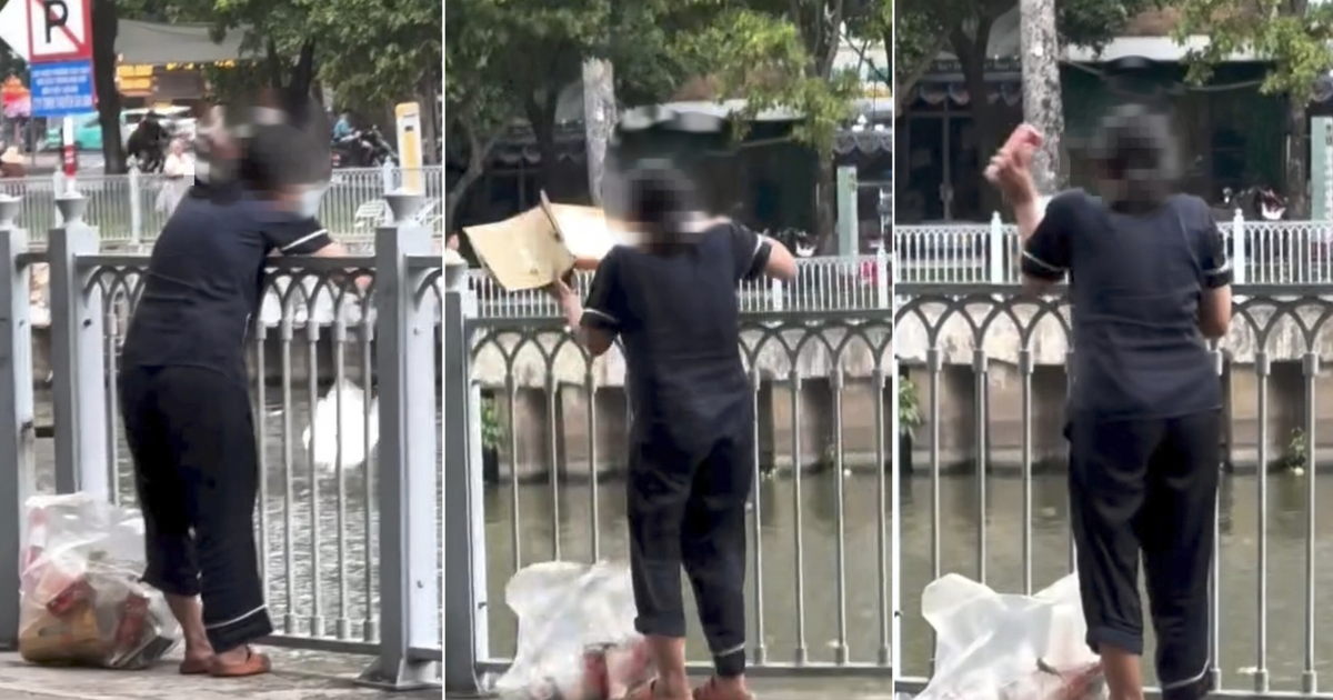Woman fined $57.4 for dumping rubbish into Ho Chi Minh City canal