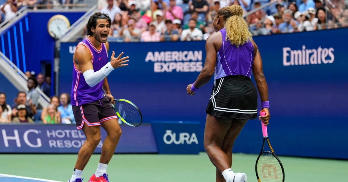 Cặp đôi Serena Williams và Carlos Alcaraz gây sốt tại US Open