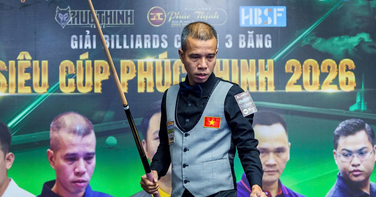 Trần Quyết Chiến bị loại 'sốc' ngay ngày ra quân Siêu cúp billiards