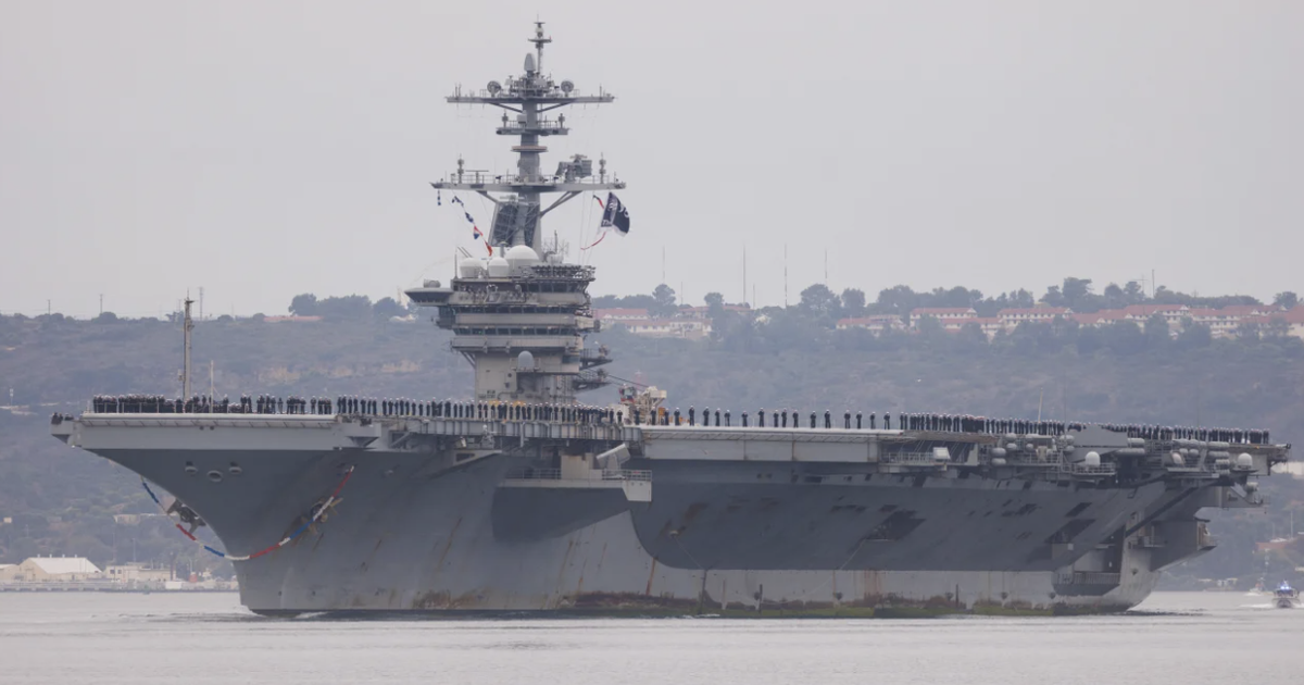 Mỹ chuẩn bị triển khai tàu sân bay USS Theodore Roosevelt tới Trung Đông 7 tháng