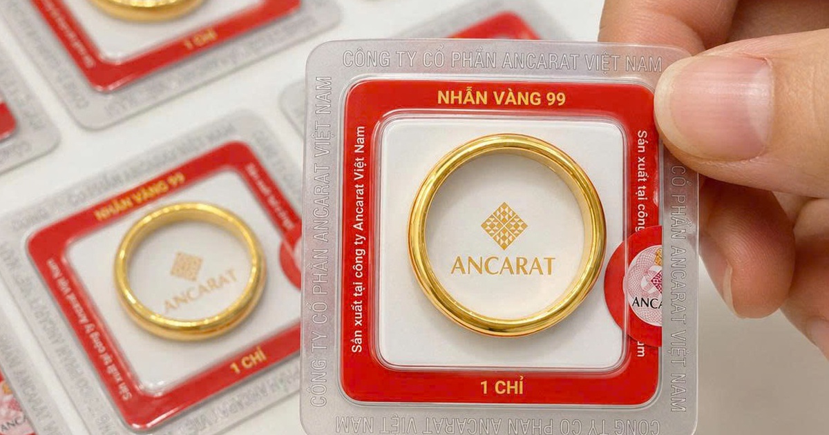 Giá vàng tăng trở lại