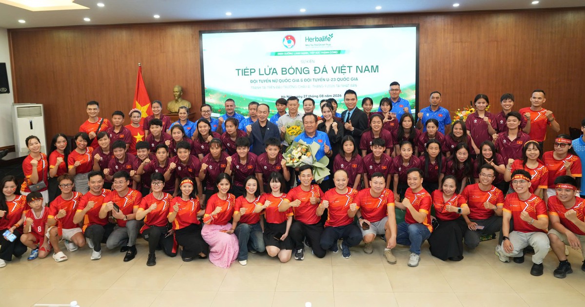 Herbalife ‘tiếp lửa’ U23, đội tuyển nữ Việt Nam trước thềm ASIAD 2026
