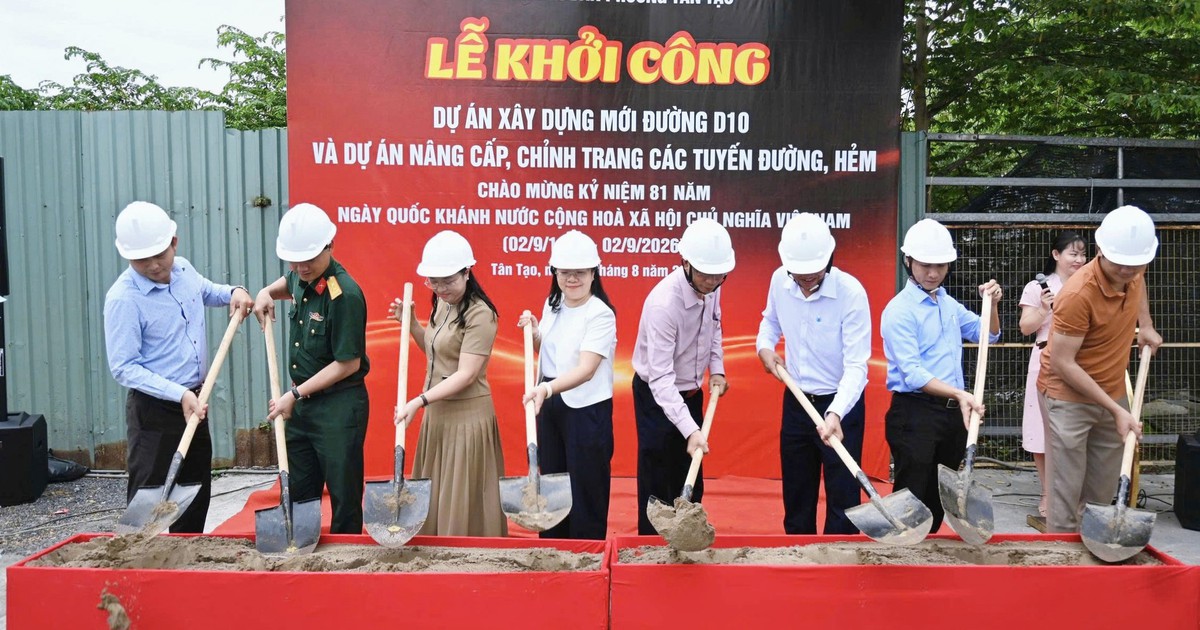 Phường Tân Tạo đồng loạt nâng cấp 66 tuyến hẻm, khởi công đường D10