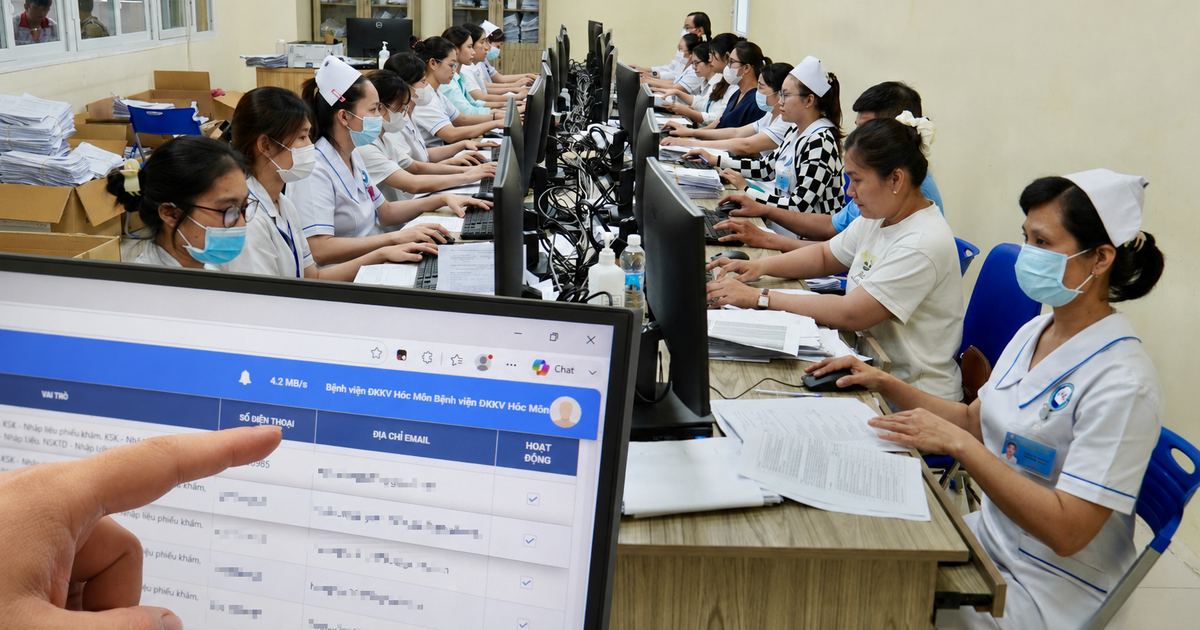 Cuộc đua nhập liệu âm thầm phía sau những buổi khám sức khỏe toàn dân