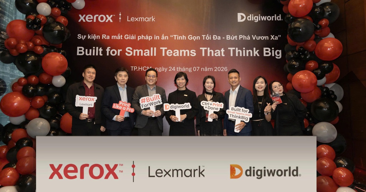 Xerox cùng Digiworld mang công nghệ in laser màu hiện đại đến Việt Nam