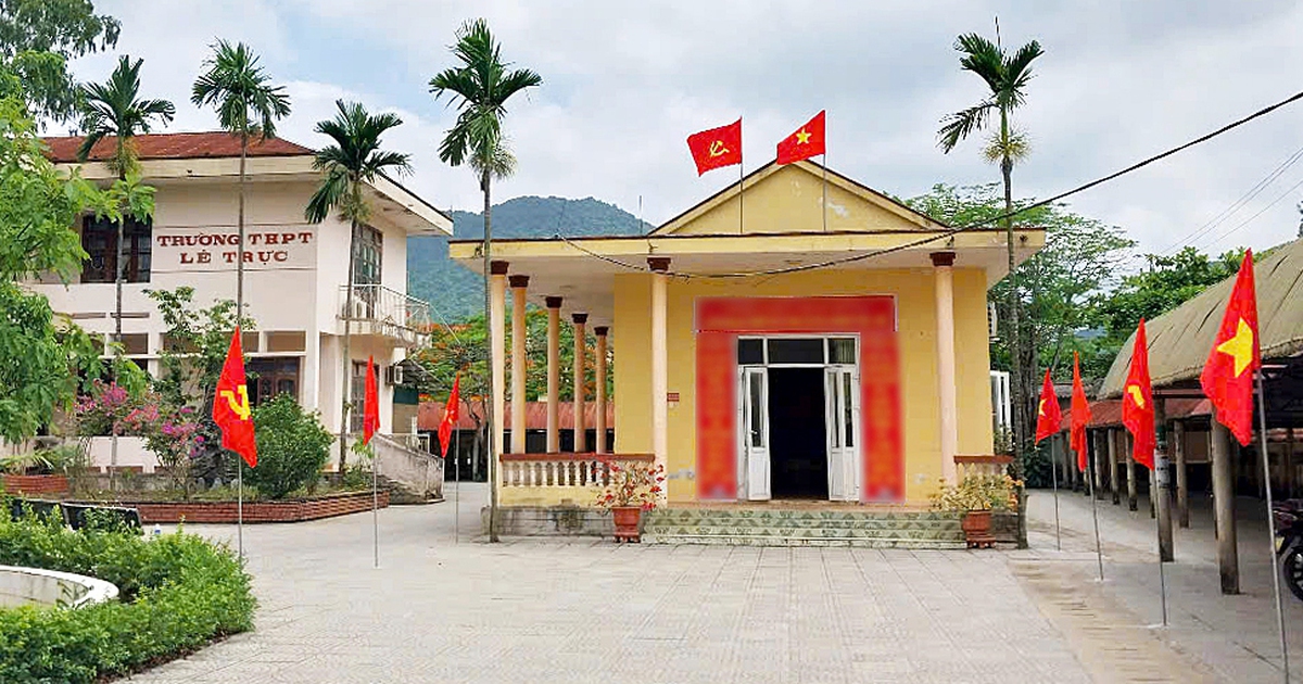 Nhiều sai phạm tài chính tại Trường THPT Lê Trực, nơi xảy ra tiêu cực thi cử ở Quảng Trị