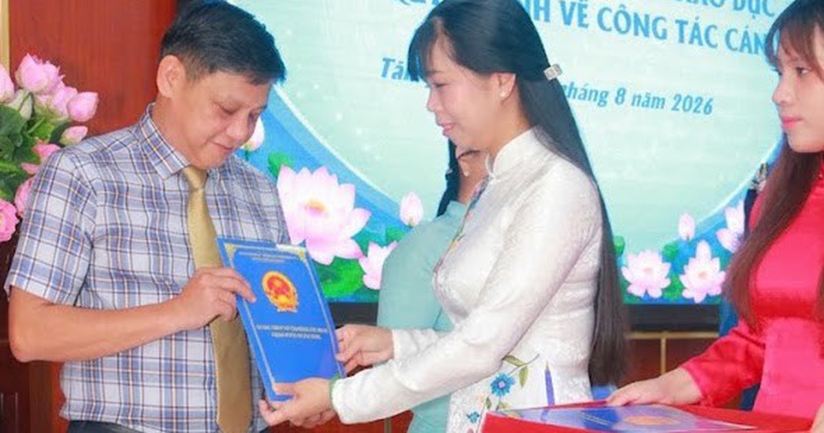 Phường Tân Hòa sáp nhập Trường THCS Nguyễn Gia Thiều và Trần Văn Đang