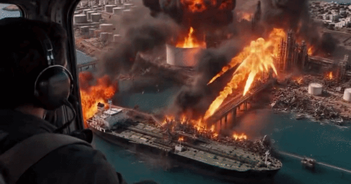 Ông Trump đăng clip AI dựng cảnh đảo Kharg của Iran bị ‘thổi bay’