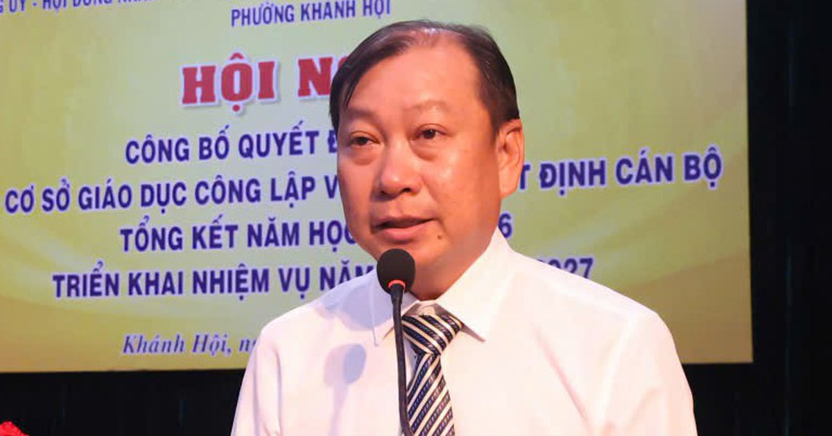 Phường Khánh Hội giảm 50% số trường, có Trường tiểu học Nguyễn Văn Trỗi mới