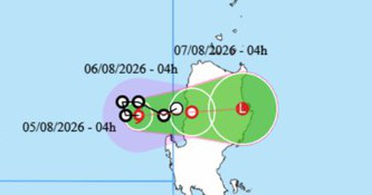 Bão số 3 vừa hình thành trên Biển Đông